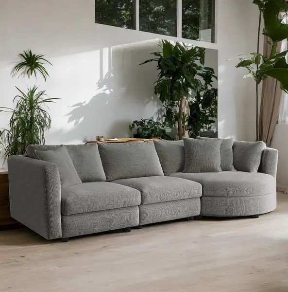 Curved Sectional Sofa